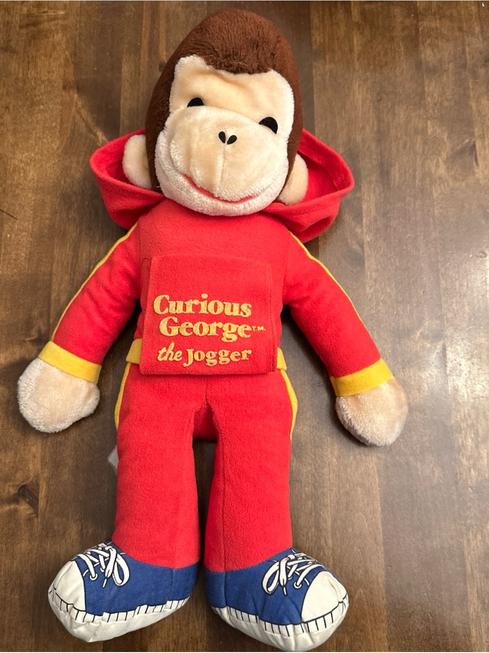 Curious George Plush Knickerbocker Teddy Bear Vintage Stuffed Animal Rare 18"
